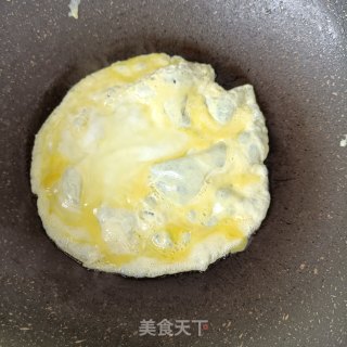 茼蒿叶子拌鸡蛋的做法步骤：8