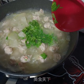 虾丸冬瓜汤的做法步骤：19