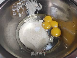 八寸抹茶戚风蛋糕的做法步骤：1