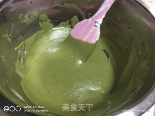 八寸抹茶戚风蛋糕的做法步骤：3