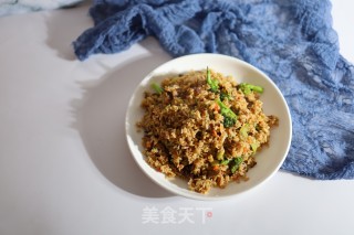 豆角玉米肉末炒饭的做法步骤：9