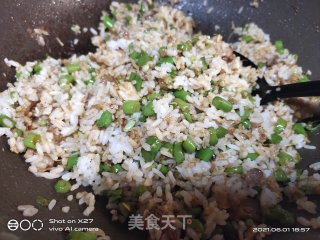 豆角五花肉炒饭的做法步骤：6