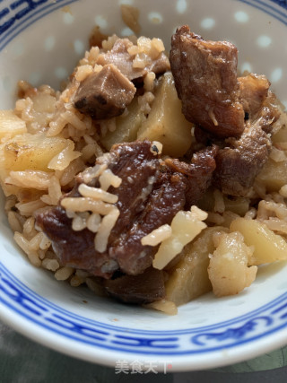 排骨焖饭的做法步骤：9