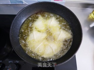 河南端午美食之炸菜角（面皮不硬有技巧）的做法步骤：14