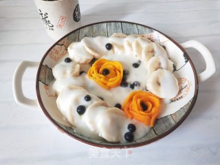香蕉芒果酸奶拌的做法步骤：3