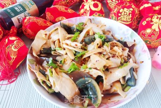 杏鲍菇拌皮蛋的做法步骤：12