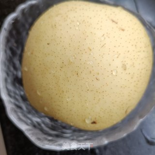 雪梨菊花冻的做法步骤：1