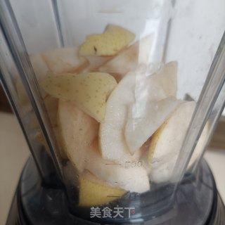 雪梨菊花冻的做法步骤：3