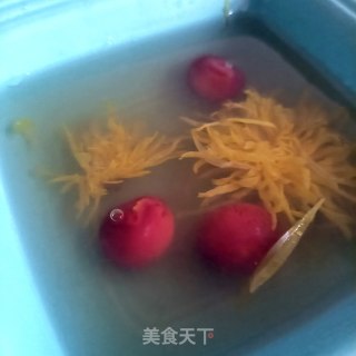 雪梨菊花冻的做法步骤：16