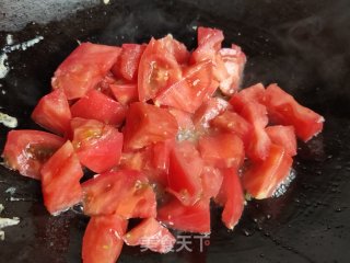 荞麦西红柿鸡蛋面的做法步骤：4