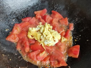 荞麦西红柿鸡蛋面的做法步骤：5