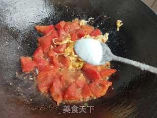 荞麦西红柿鸡蛋面的做法步骤：6
