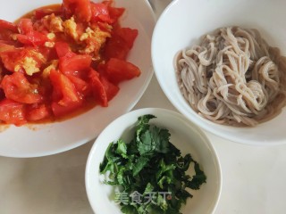 荞麦西红柿鸡蛋面的做法步骤：14