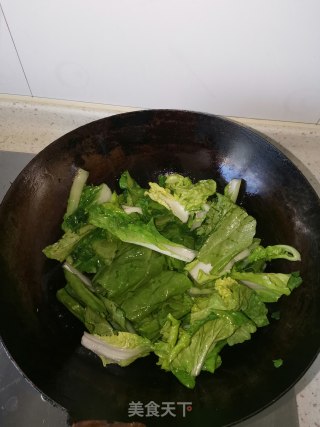 清炒快菜的做法步骤：2