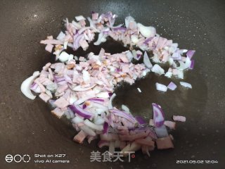 培根南瓜浓汤的做法步骤：2