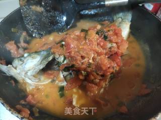 番茄鲈鱼的做法步骤：5