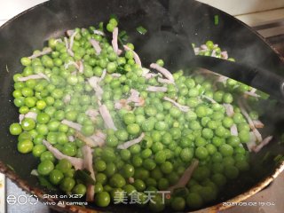 培根炒豌豆的做法步骤：4