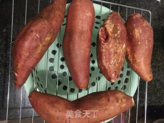 烤地瓜（烤箱）的做法步骤：3