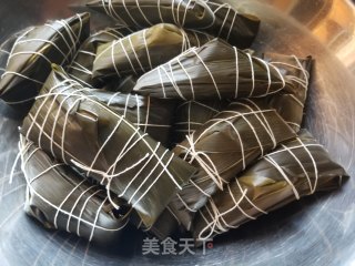 豆沙碱水粽的做法步骤：19