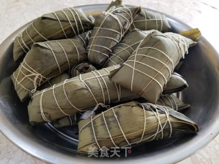 豆沙碱水粽的做法步骤：22