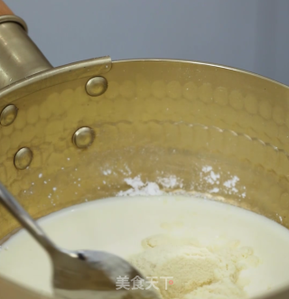 低脂下午茶甜品，豆乳漏奶华的做法步骤：6