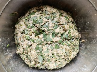 马齿苋全麦面窝窝的做法步骤：9