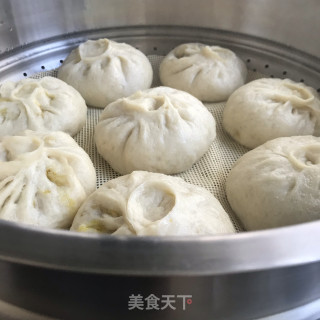 小葱南瓜包的做法步骤：11