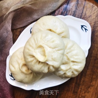 小葱南瓜包的做法步骤：12