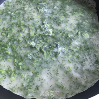 茴香煎饼的做法步骤：5