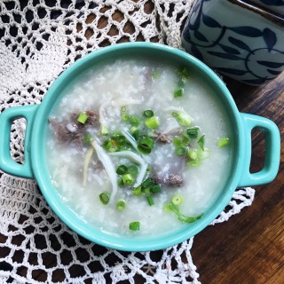 银鱼牛肉粥的做法步骤：11