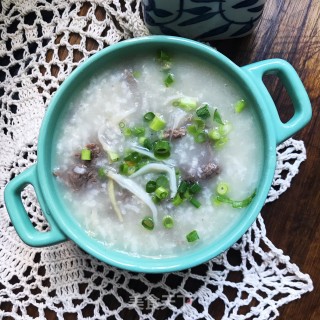 银鱼牛肉粥的做法步骤：12