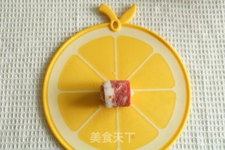 咸香软糯，一口爆浆芝士培根饭团！剩余米饭大改造！的做法步骤：7