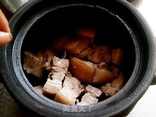 马兰干烧肉的做法步骤：10