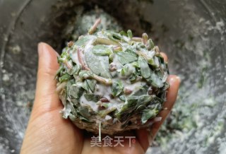 葱油马齿苋窝窝的做法步骤：14