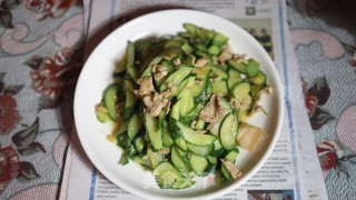 肉片炒黄瓜的做法步骤：7
