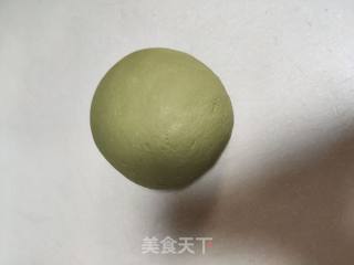 抹茶馒头的做法步骤：2