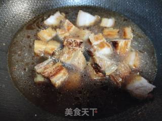 卤五花肉盖烧饭的做法步骤：8