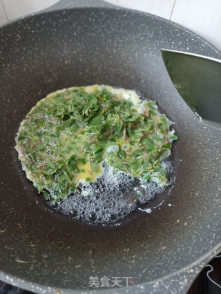 马齿苋水炒蛋的做法步骤：7