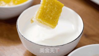榴莲和黄米凉糕竟也是绝配的做法步骤：3