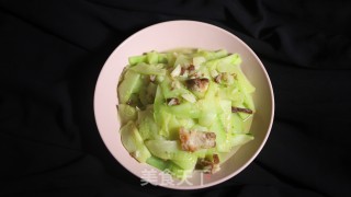 五花肉炒黄瓜的做法步骤：7