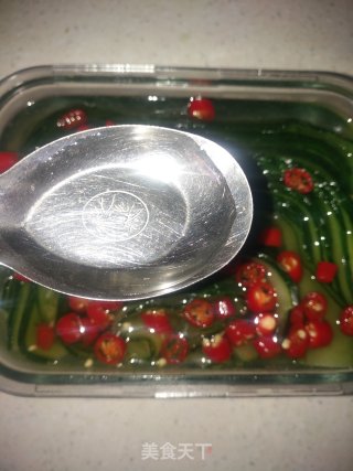 雪碧黄瓜的做法步骤：8