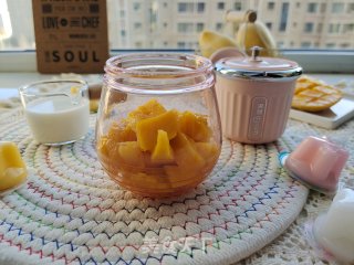 芒果酸奶果冻爽的做法步骤：3