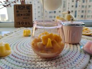 芒果酸奶果冻爽的做法步骤：4