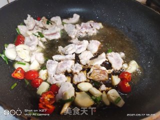 肉片烧豆角的做法步骤：3
