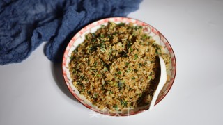 韭菜鸡蛋炒饭的做法步骤：9
