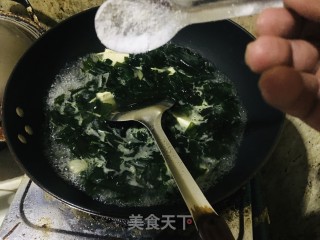 海菜豆腐汤的做法步骤：5