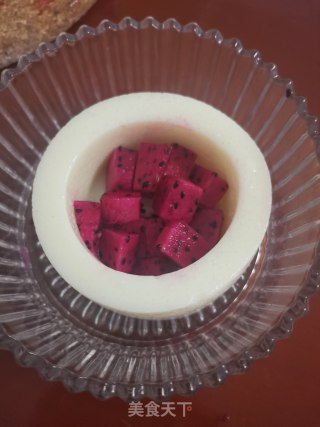 火龙果酸奶布丁杯的做法步骤：7