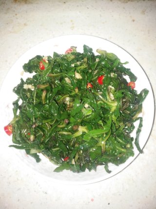 凉拌苦苦菜的做法步骤：8