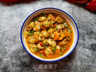蒜蓉辣椒炒扇贝的做法步骤：15