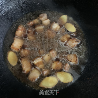 干豆角炖五花肉的做法步骤：8